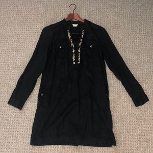 Anthropologie black dress